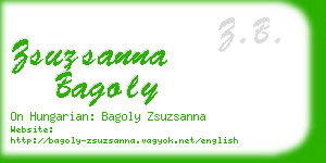zsuzsanna bagoly business card